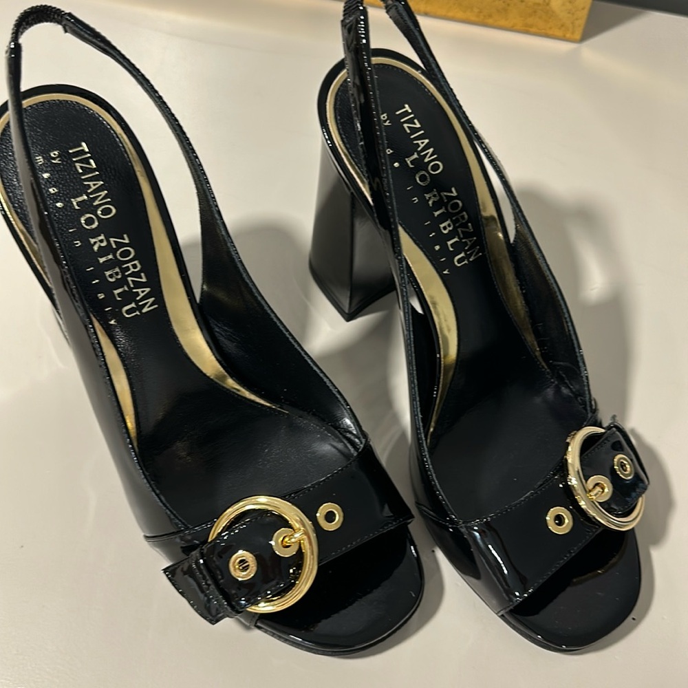 Like-new Tiziano Zorzan by Loriblu black patents